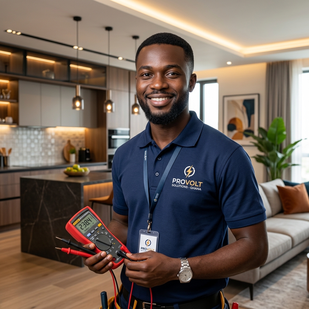 Kofi Mensah — Master Electrician in Accra